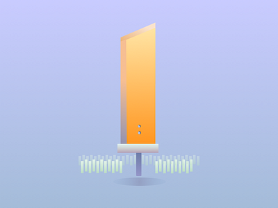 Sword adventure gradient illustration sword