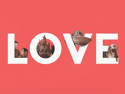 Valentine's Day Poster hogwarts love photoshop poster typography valentines