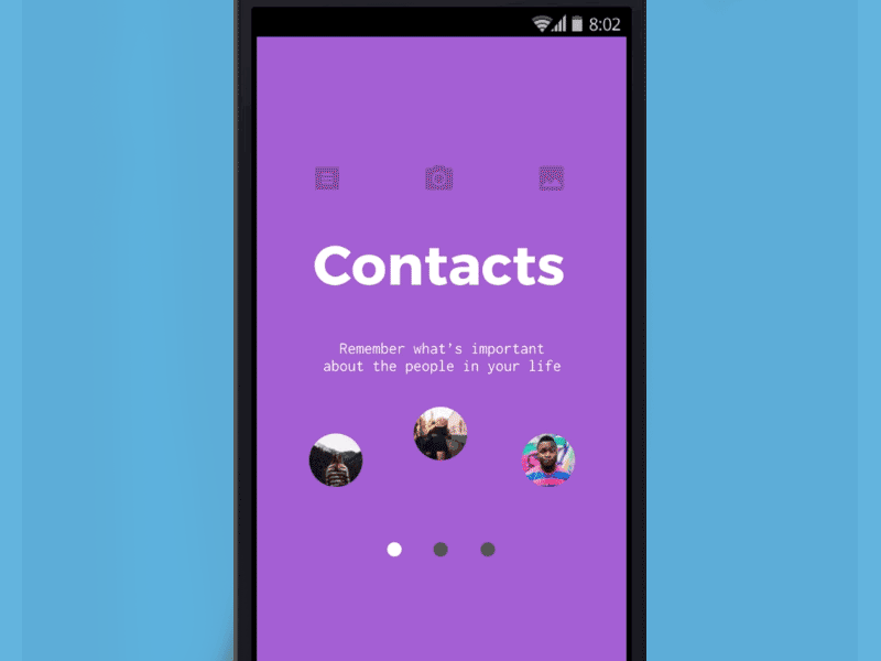 Contacts Onboarding