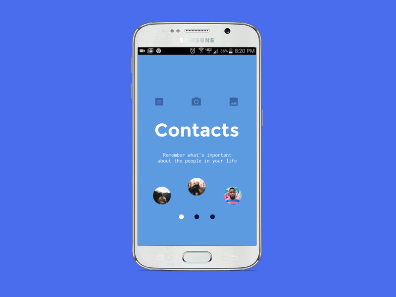 Contacts Onboarding