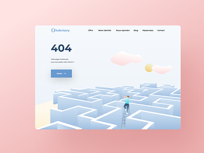 404 clean color design illustration minimalism minimalist ui user ux website