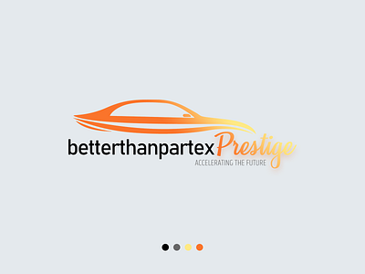BetterthanpartexPrestige Logo Concept art cars design future garage gold logo prestige sales vehicle