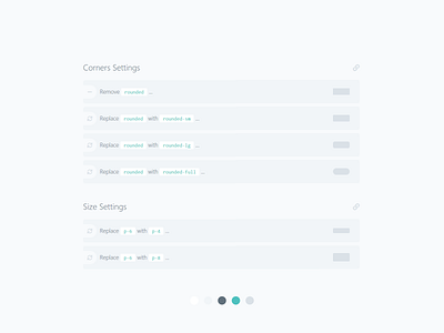 Tailwind CSS Framework Customizing Blocks blocks border border radius css custom edits framework gray grey tailwind teal