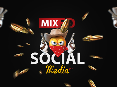 Mixed Social Media v.1 advertising branding campaign design designer designs graphic design illustration