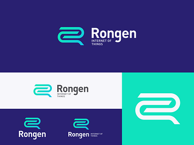 The Logo of Rongen Company graphic design logo