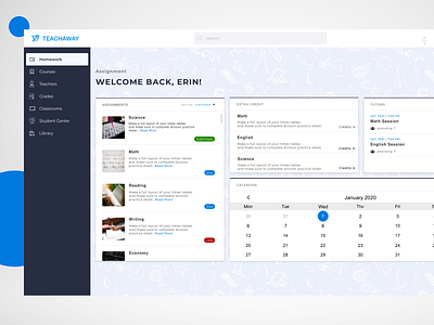 Teachaway dashboard