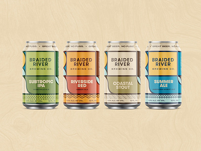 Braided River Brewing Company Can Concepts