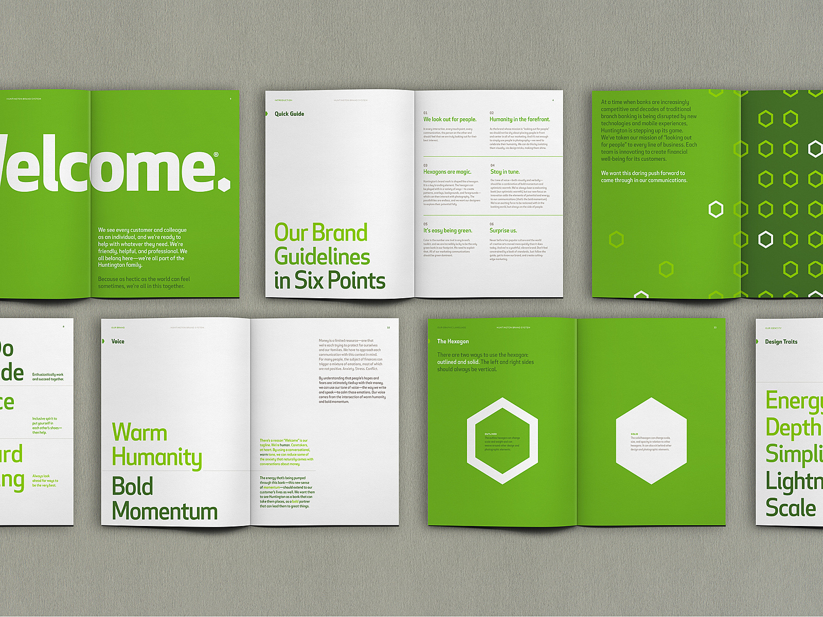 Huntington Bank Brand Book By Zach Wilke For Nonfiction On Dribbble