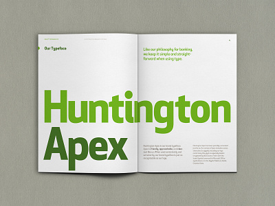 Huntington Bank brand guides brand guide brand guidelines branding identity typography