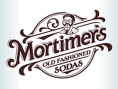 Logo developed for Mortimer's Old Fashioned Sodas