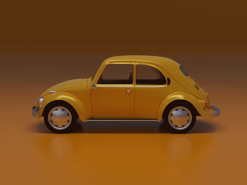Beetle VW 3d animation beetle blender3d car vw