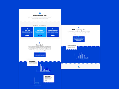 Sense Labs Marketing Page labs marketing sense smart home ui web