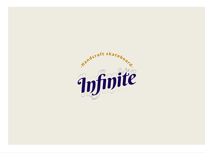 Infinite Skateboard Logo Design branding design graphic design logo design marketing skateboard logo design visual design