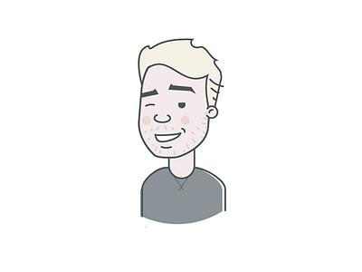 Team Introduction: Bailey Latimer avatar digital face flat icon illustration introduction logo portrait team