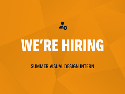 Apply Today co op intern job opportunity visual design visual designer