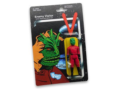 V Action Figure and Packaging