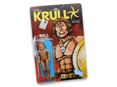 Krull Cyclops Action Figure and Card action design figures he man packaging toys transformers