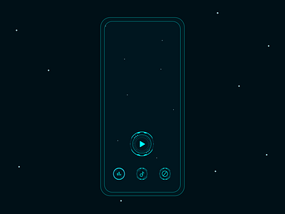 Futuristic Space UI