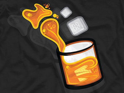 Hop - Scotch branding clean design illustration illustrator scotch t shirts vector whiskey