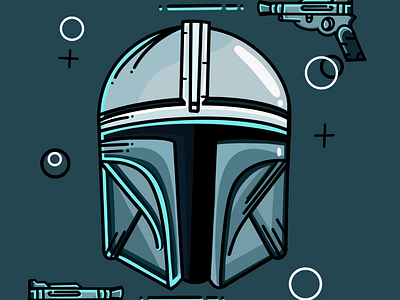 The Mandalorian helmet