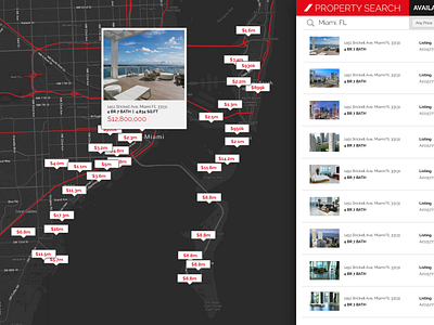 Relocate Miami Property Search Map