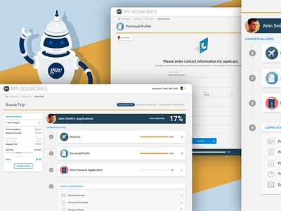 govWorks Customer Dashboard Concept