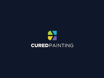 Cured Painting secondary logo concept brand branding design identity logo mark painting paintinglogo symbol