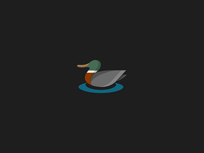 Duck Illustration art bird clean design duck illustration illustrator mark simple vector