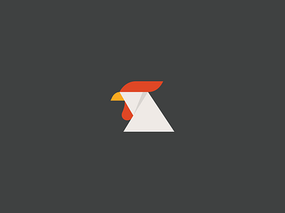 Geometric Rooster bird birdlogo brand branding design identity illustration logo logodesign mark rooster simple symbol