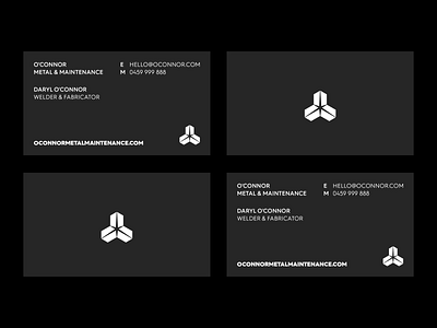 Business Card Design for a welding business