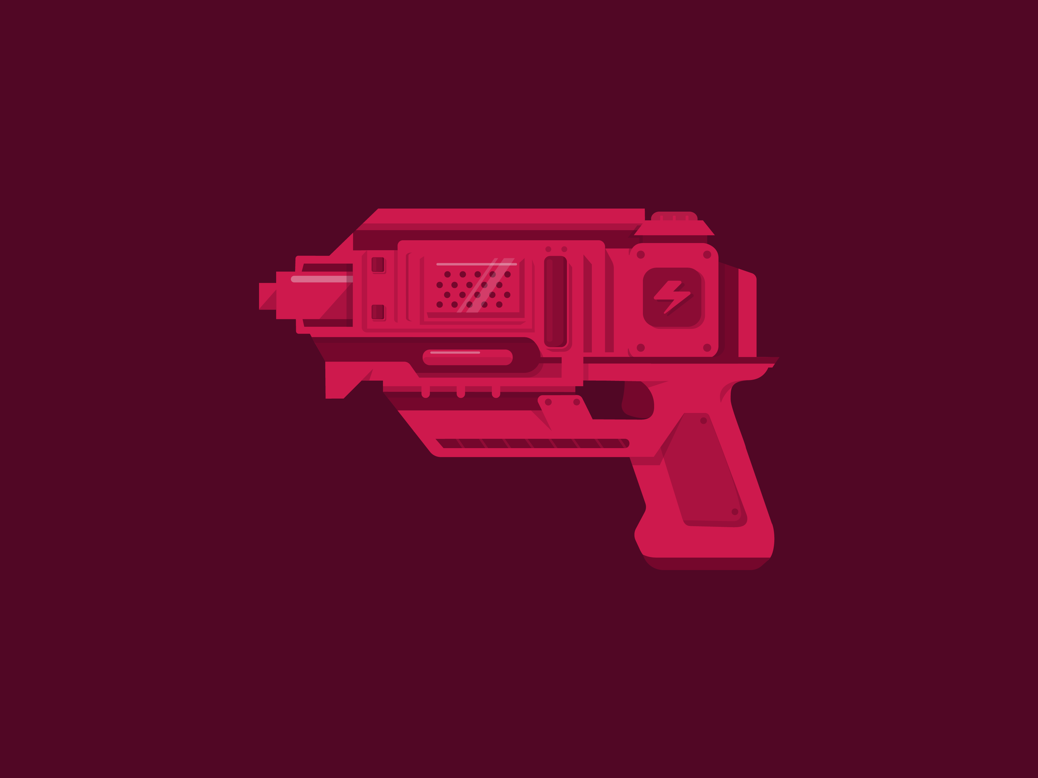 Lighting gun. by Cameron Porombka on Dribbble