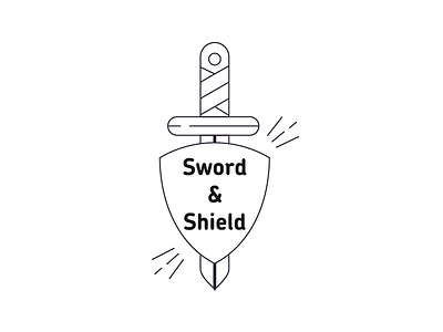 Day 12 - Sword & Shield challenge conception logo thirtylogos