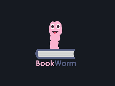 Day 14 - BookWorm #ThirtyLogos book challenge conception logo thirtylogos