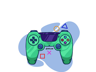 Gamepad flat design