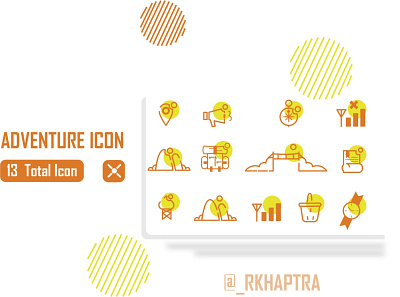 icon adventure adventur adventureicon design flat icon icon design icon pack icon set icons illustrasi ui
