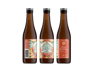 5 Stones Artisan Brewery - House Farmhouse austin beer bottles branding craft beer design new braunfels packaging texas