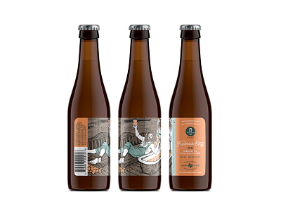 5 Stones Artisan Brewery - Frederick Berg austin beer bottles branding craft beer design new braunfels packaging texas