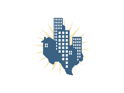 Texas Property Ventures - Logo building logo real estate texas trademark visual id