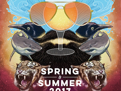 Austin Beer Guide - Cover Spring/Summer 2017 austin beer cover craft beer design graphic design illustration magazine publishing texas