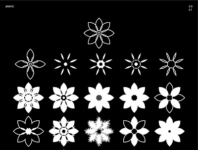 Flower iconography branding concept creative design icon illustraion illustration logo vector