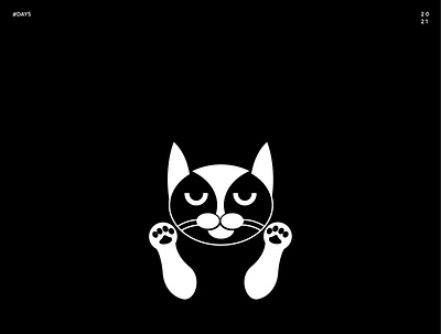 cat branding concept creative design icon illustration logo mascot minimal vector