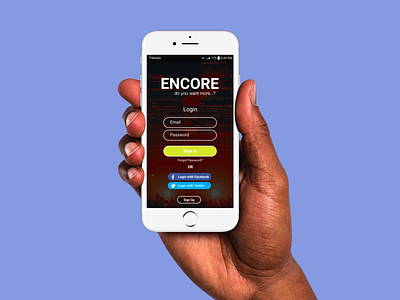 ENCORE Login Page