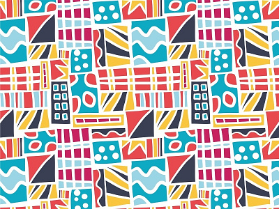 seamles pattern colorful abstract square background fabric pattern seamless surface