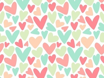 Vector Fancy Love Shape Seamless Pattern fabric pattern seamless surface