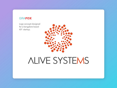 Alive Systems home automation iot logo logo design smart appliances