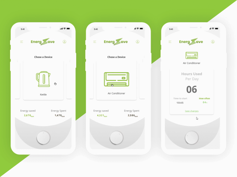 Energsave_energy calculator dailyui ui vector