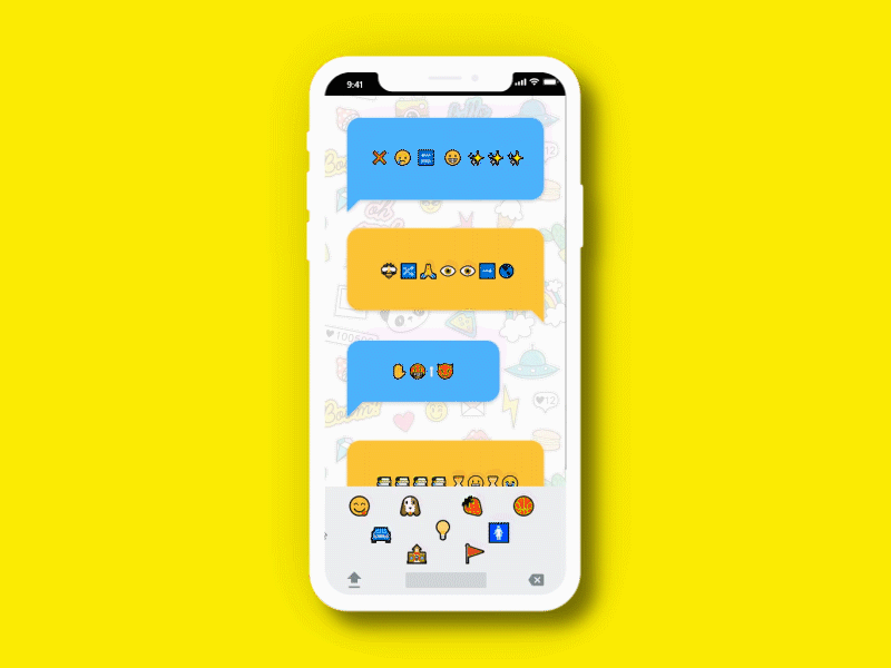 Emoji Message - Guess what i have to say? dailyui direct messaging emoji icon message symbols ui