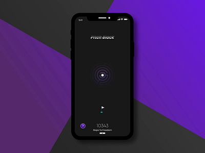 Pitch Black - got to get out animation app dailyui ui vector