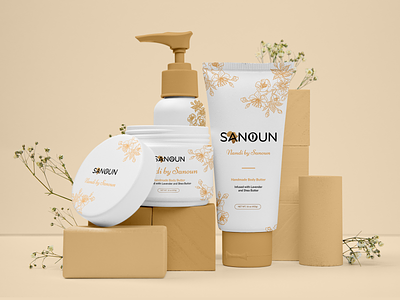 Sanoun Body Butter | Product Packaging design