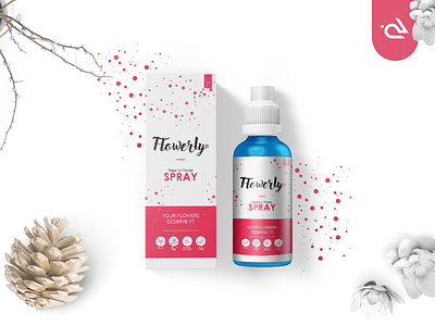 Flowerly Organic Spray Packaging Design